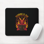 Satanic Pagan Goat Premium Mousepad (Mit Mouse)