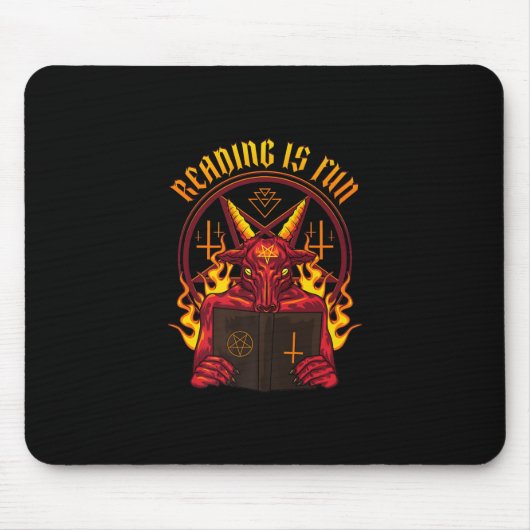 Satanic Pagan Goat Premium Mousepad (Vorne)