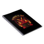 Satanic Pagan Goat Premium Notizblock (Rechte Seite)