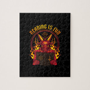 Satanic Pagan Goat Premium Puzzle