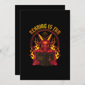 Satanic Pagan Goat Premium Save The Date (Vorne/Hinten)