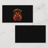 Satanic Pagan Goat Premium Visitenkarte (Vorne/Hinten)