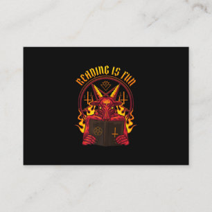 Satanic Pagan Goat Premium Visitenkarte