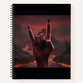 Satanic Salute Notizblock (Vorderseite)