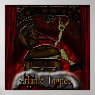 Satanic Toupee "Bestattungsinstitut" Poster