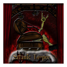 Satanic Toupee "Bestattungsinstitut"-Poster