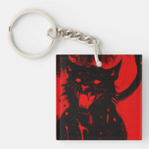 SATANICAT | Akrylischer Schlüsselanhänger