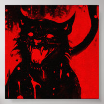 SATANICAT | Matt Paper Print
