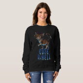 Satanicat Niedlich als Hell Esoteric Satanic Cat B Sweatshirt (Vorne ganz)