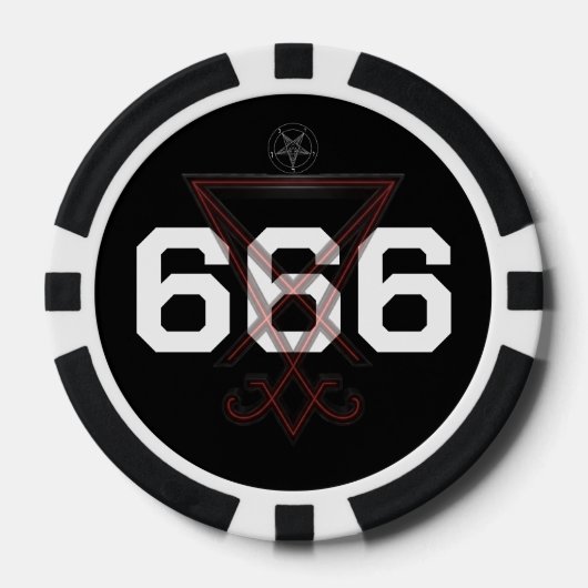 Satanisch Pokerchips (Vorderseite)