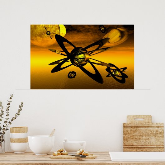 satanisch poster (Küche)