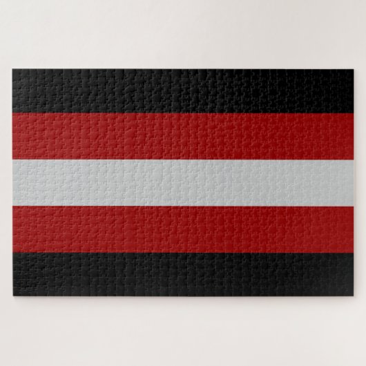 Satanische Flagge (Satanismus) Puzzle (Horizontal)