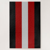 Satanische Flagge (Satanismus) Puzzle (Vertikal)