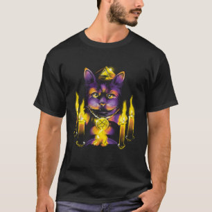 Satanische Katzen Illuminati T-Shirt