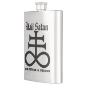 Satanische Querschwefel-Flasche hagel Satan Flachmann (Links)