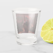 Satanischer Gruß Schnapsglas (Rückseite)