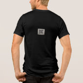 Satanischer Gruß Tri-Blend Shirt (Rückseite)
