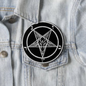 satanischer Pentagram Button (Beispiel)
