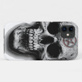 Satanischer schlechter Schädel-Entwurf Case-Mate iPhone Hülle (Rückseite (Horizontal))