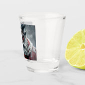 Satanischer Weihnachtsmann Schnapsglas (Rechts)