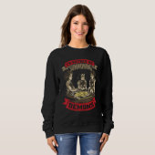 Satanism I´d Rather Be Summoning Demons Satanic Sweatshirt (Vorne ganz)