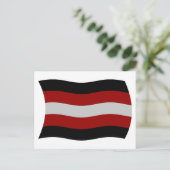 Satanismus-Flag Postkarte (Stehend Vorderseite)