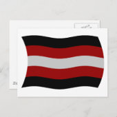 Satanismus-Flag Postkarte (Vorne/Hinten)