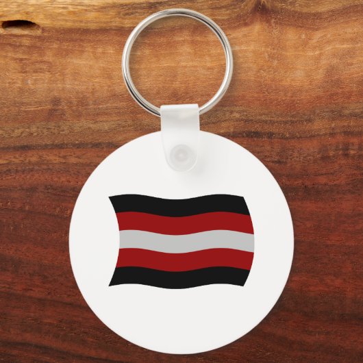 Satanismus Flag Schlüsselanhänger (Vorderseite)