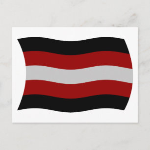 Satanismus Flagge Postkarte