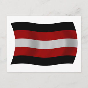 Satanismus-Flagge Postkarte