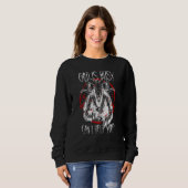Satanist Baphomet 666 Satanism God Is Busy Can I H Sweatshirt (Vorne ganz)