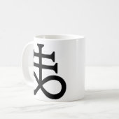 SATANKREUZ KAFFEETASSE (Vorderseite Links)