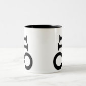 SATANKREUZ ZWEIFARBIGE TASSE (Mittel)