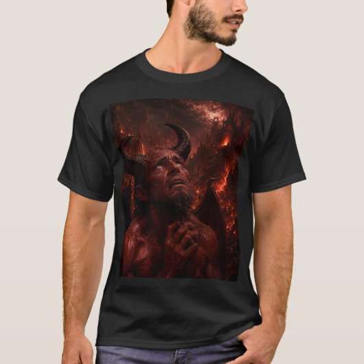 Satanluciferuniqueart T-Shirt (Vorderseite)