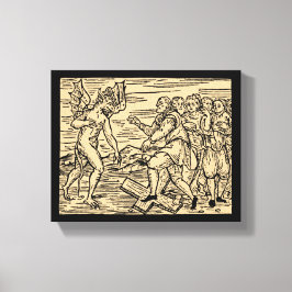 Satans Hexen lehnen das Christentum 8x10 ab Leinwanddruck