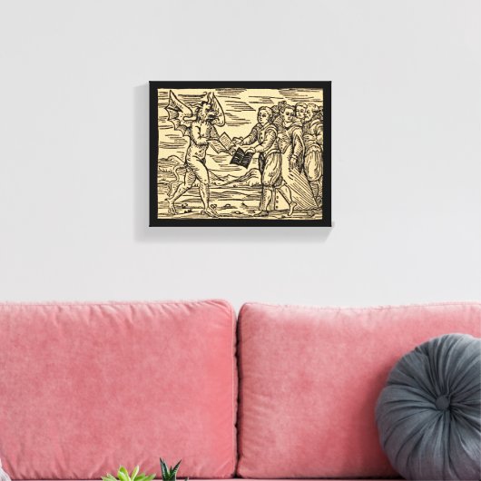 Satan's Hexen Swap Texte 8x10 Leinwanddruck (Insitu (Wohnzimmer))