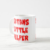 Satans Little Helper Kaffeetasse (Vorderseite Links)