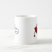 Satans Schulweiß Cnt Kaffeetasse (Mittel)