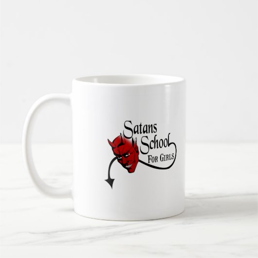Satans Schulweiß Cnt Kaffeetasse (Links)