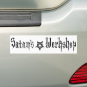Satans Werkstatt Autoaufkleber (Auf Auto)