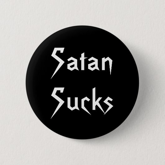SatanSucks Button (Vorderseite)