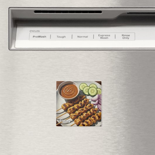 Satay in Penang Magnet (In Situ (Geschirrspüler))