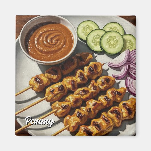 Satay in Penang Magnet (Vorne)