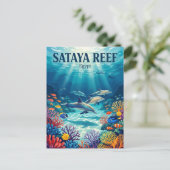 Sataya-Riff Ägypten Postkarte (Stehend Vorderseite)