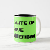 Satelitte des Liebe-Crew-Mitgliedes Zweifarbige Tasse (VorderseiteRechts)