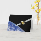 Satellit der Kommunikation Karte (Gelbe Blume)