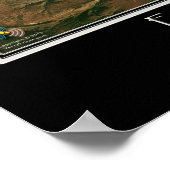 Satellit für das nationale Erholungsgebiet der Fla Poster (Ecke)