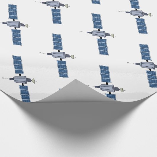 Satellit Geschenkpapier (Ecke)