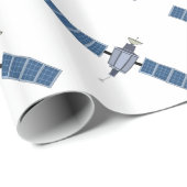 Satellit Geschenkpapier (Rolleneckpunkt)