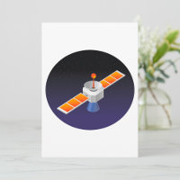 Satellit im Weltraum